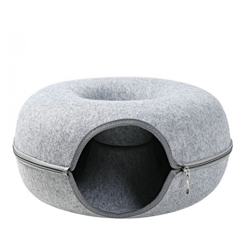 The ‘Peek-a-boo’ Cat Cave with bell, interactive toys, crushing claws, climbing frame, cat toys
