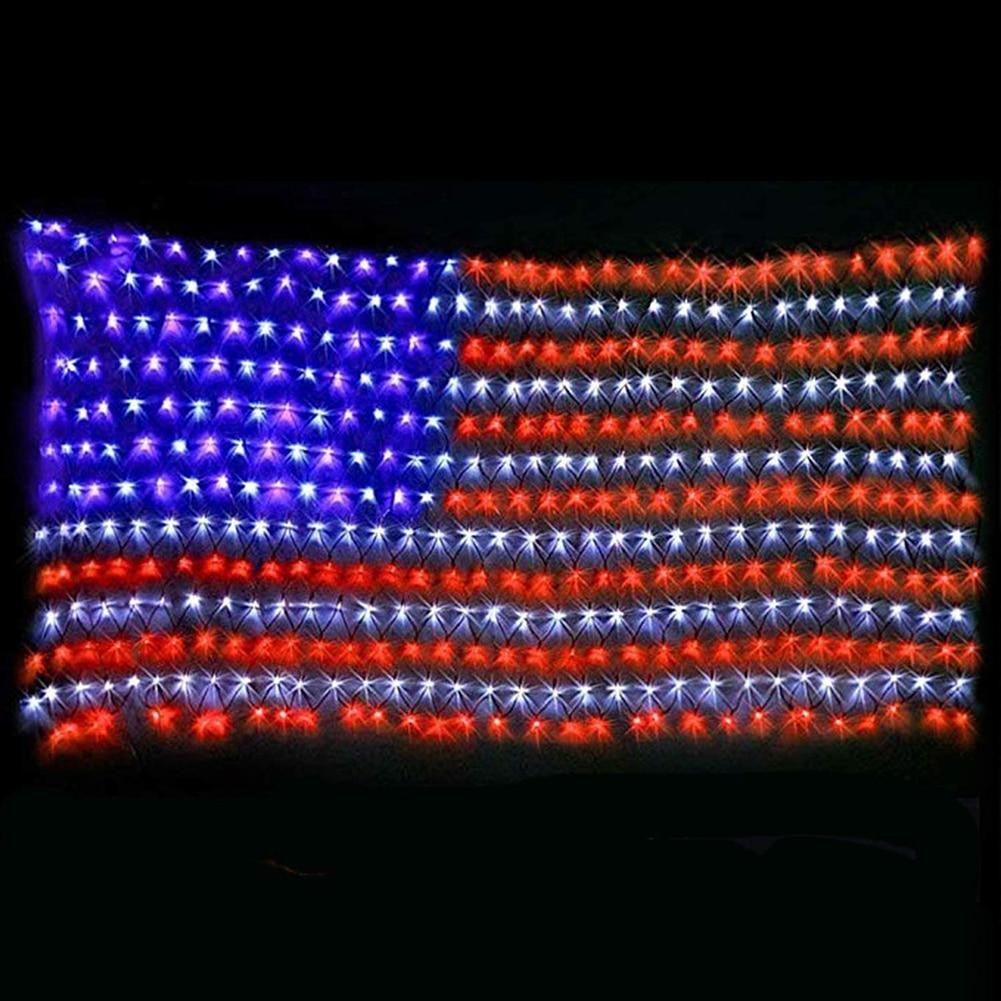 American Flag LED String Lights Outdoor Lights