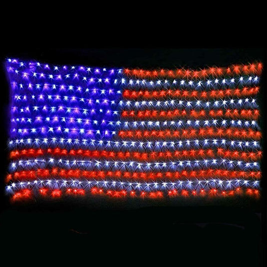 American Flag LED String Lights Outdoor Lights