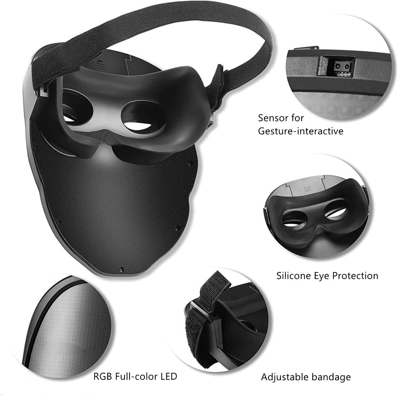 APP Programmable LED Glowing Luminous Mask