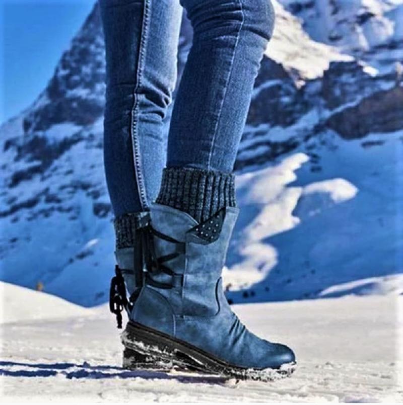 Women’s Winter Warm Lace Up Snow Boots