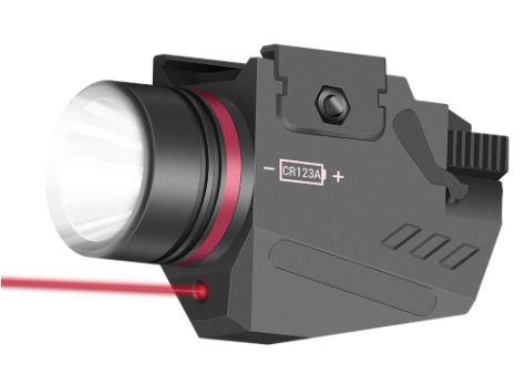MilSpec Tactical Flashlight & Laser Combo