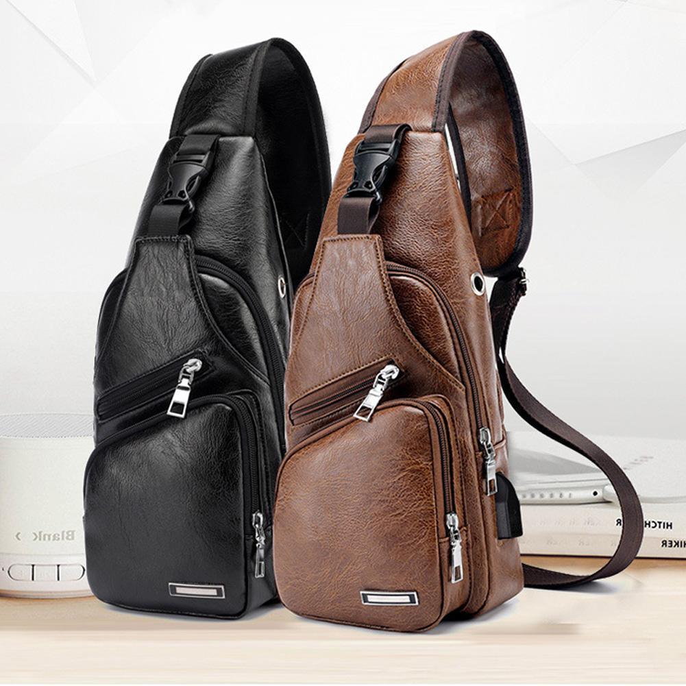Anti-Theft Men’s Crossbody Sling Bag