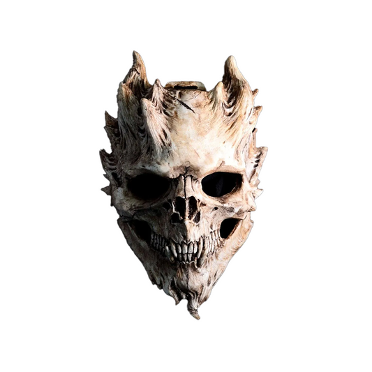 Skull and bones warrior horror Halloween mask