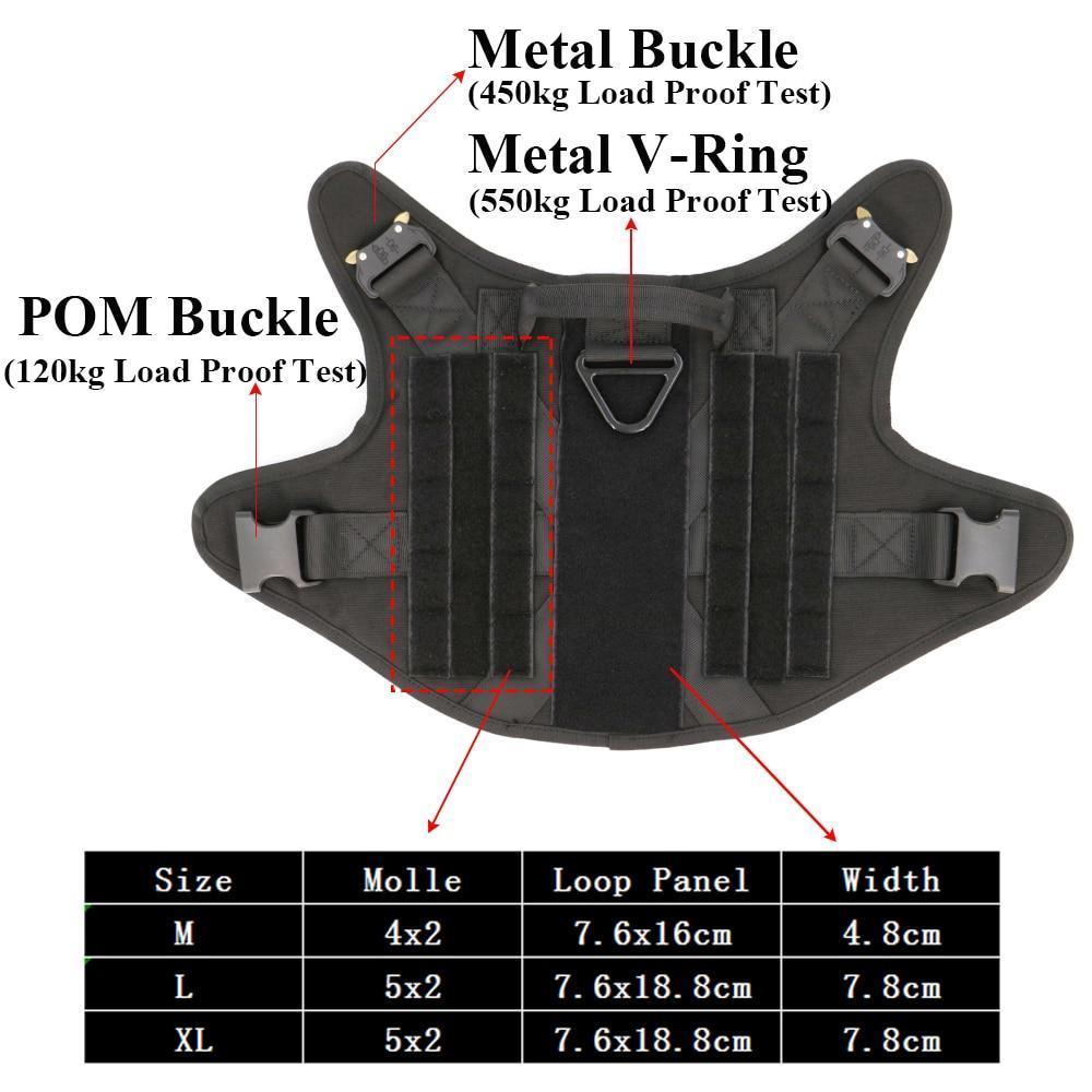 Tactical No Pull Dog Harness v2