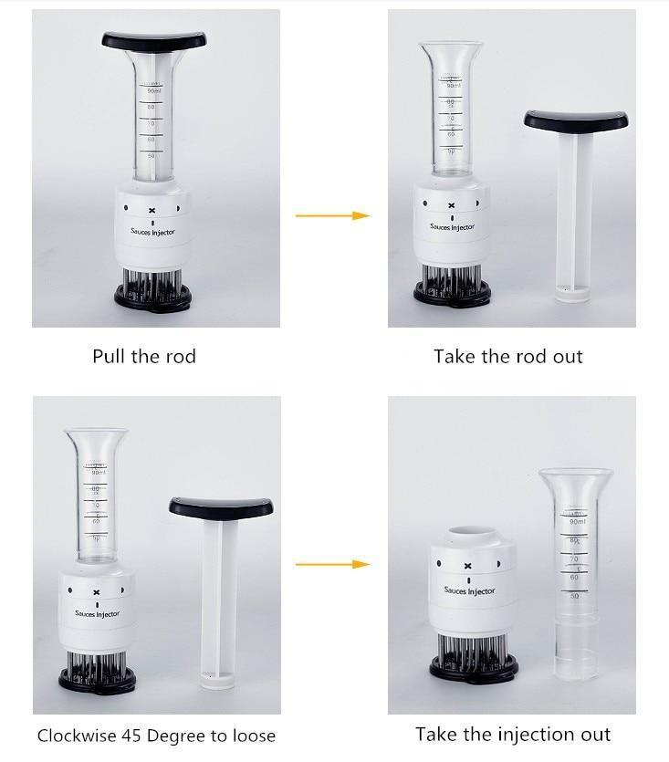 2 in 1 Flavor Enhancer Tenderizer & Injector Marinator