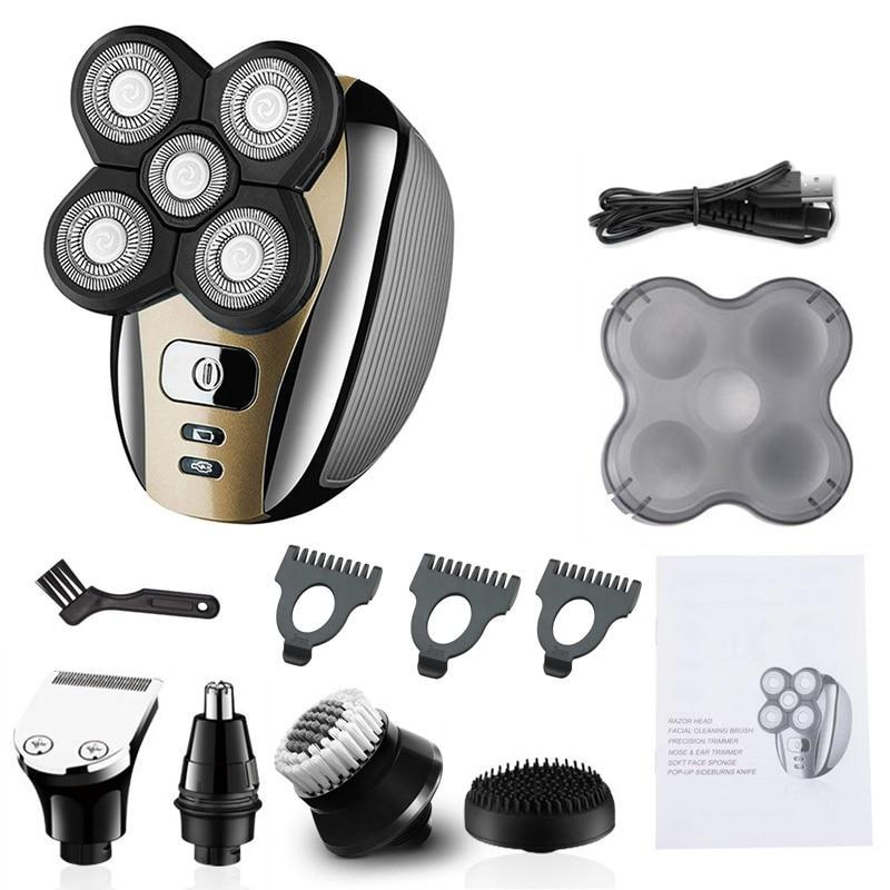 5 In 1 Electric Hair Razor For Men Bald Head Shaver