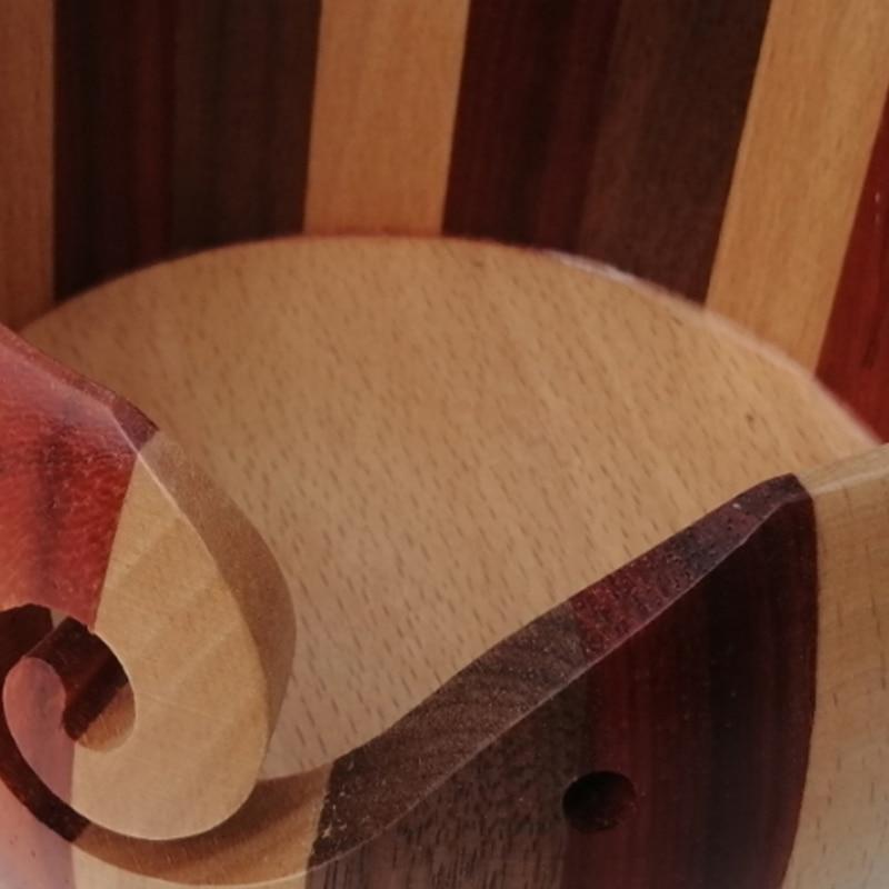 Handmade Wooden Yarn Bowl