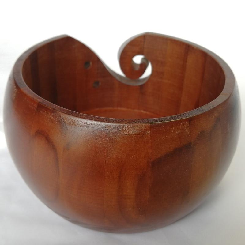 Handmade Wooden Yarn Bowl
