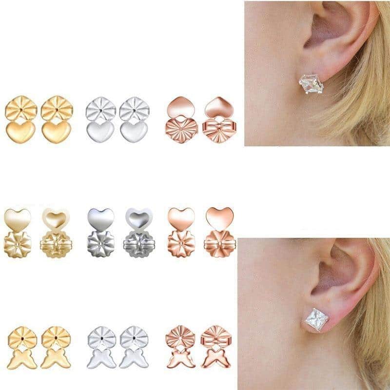 Earring Lifters for Stretched Earlobes