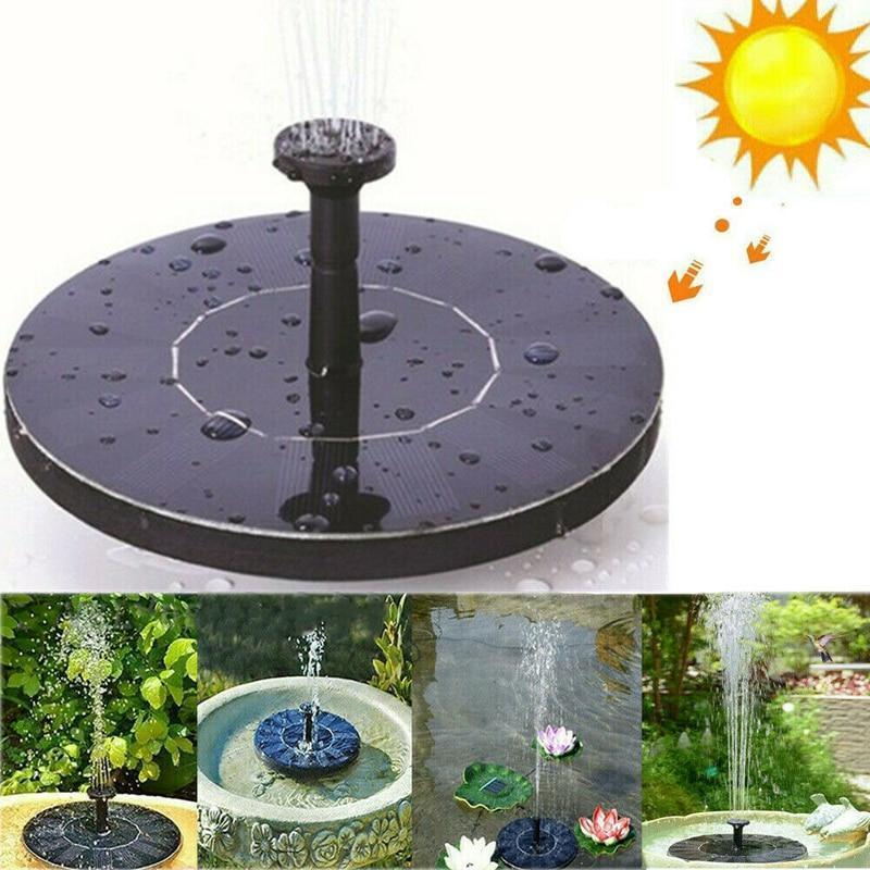 Solar powered fountain pump