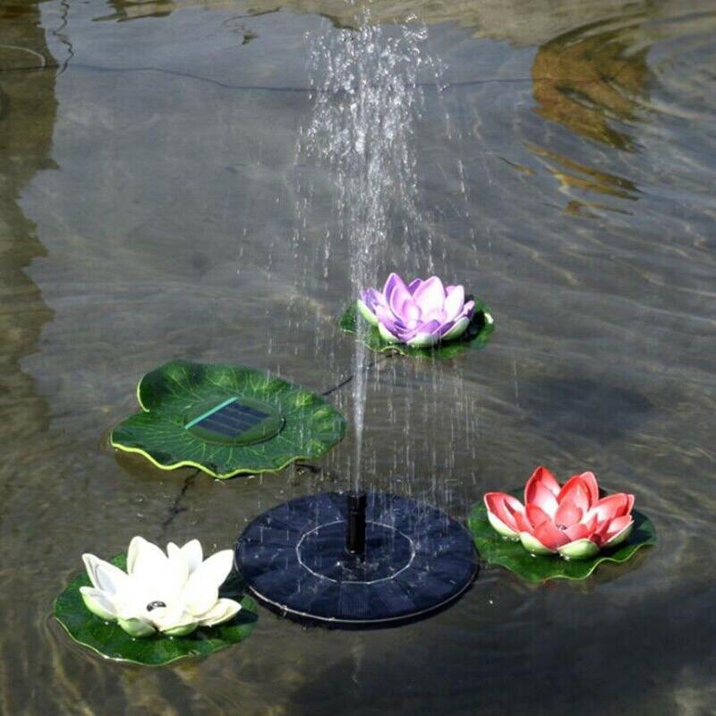 Solar powered fountain pump
