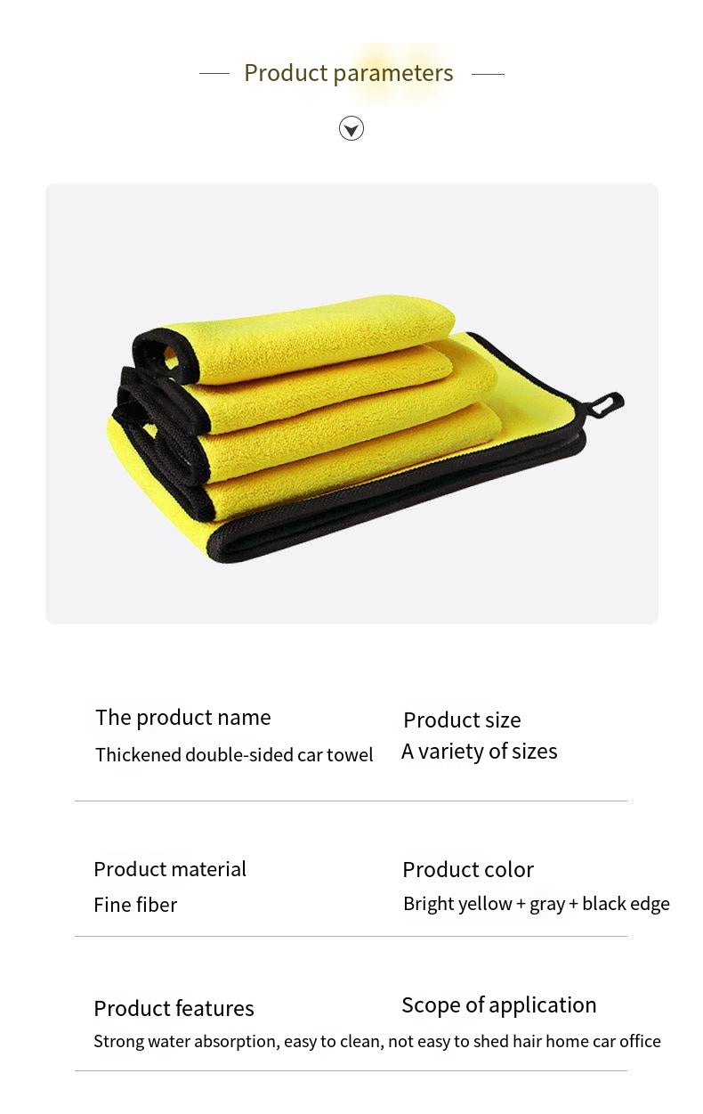 Absorb water and wipe car towels