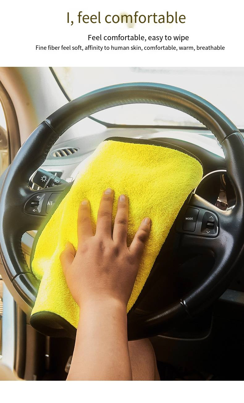 Absorb water and wipe car towels