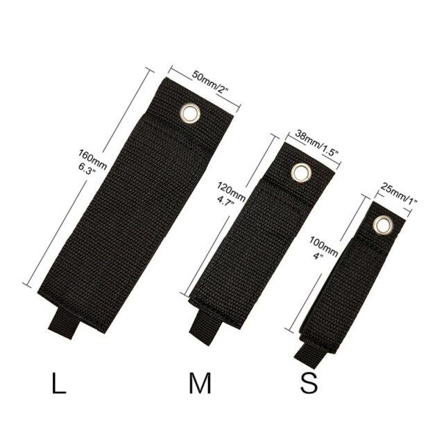 Heavy-duty storage straps suitable for garage hooks