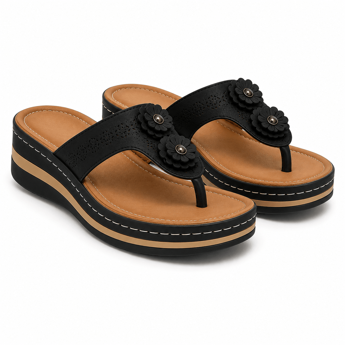 Orthopedic Sandals for Women - Stretch Comfort & Bunion Relief Design
