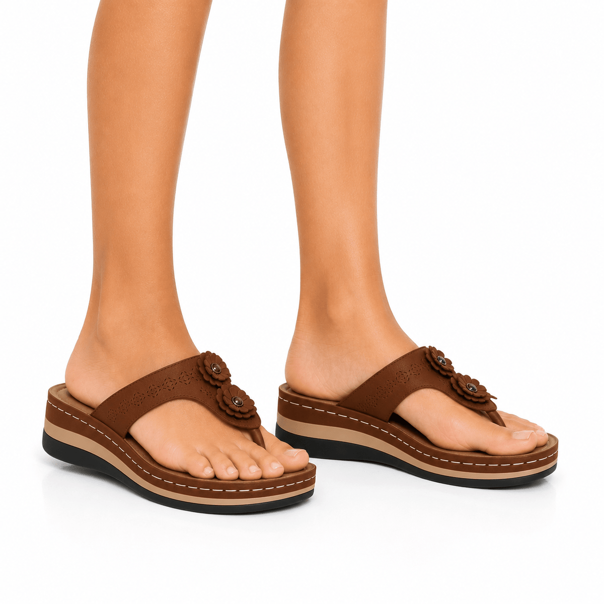 Orthopedic Sandals for Women - Stretch Comfort & Bunion Relief Design