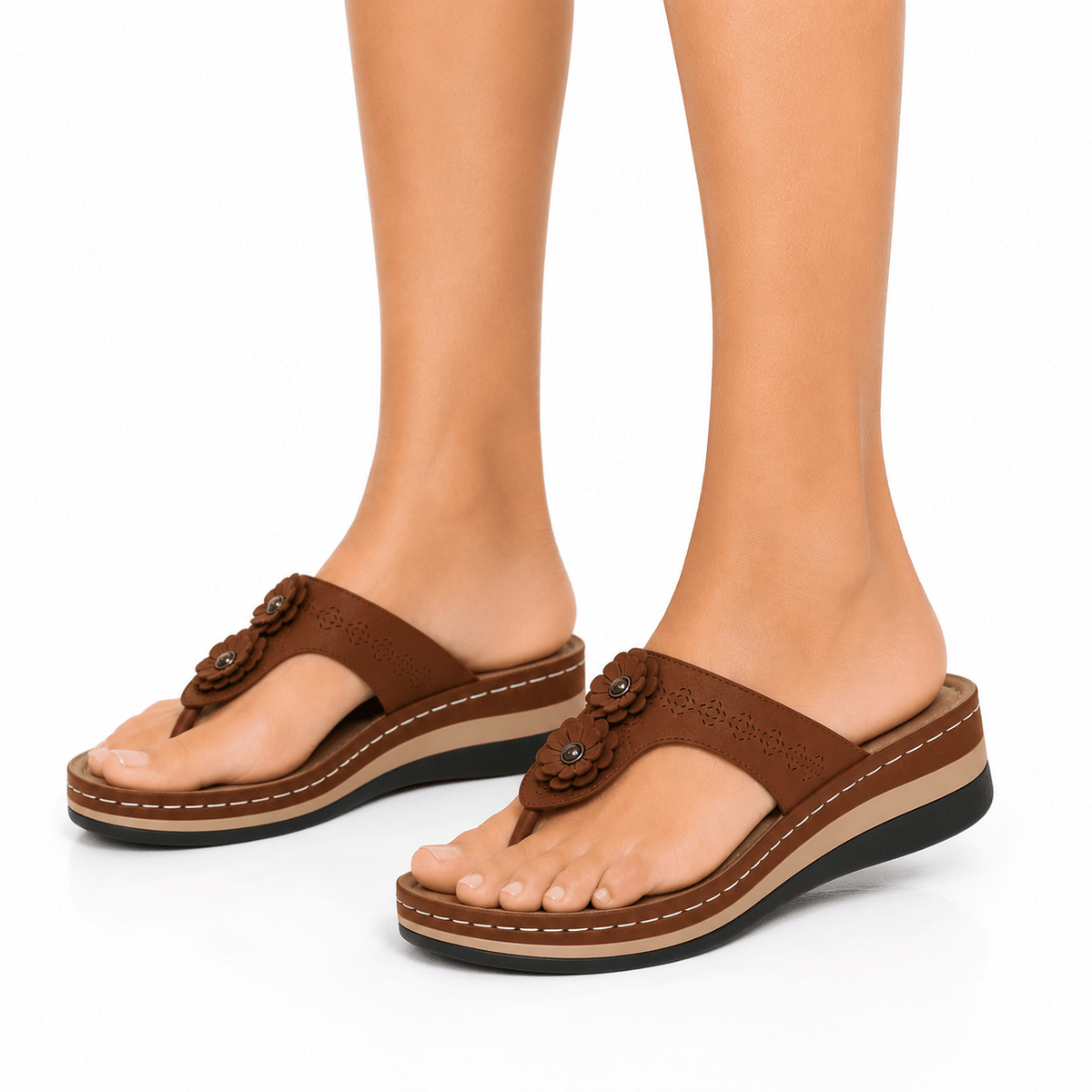 Orthopedic Sandals for Women - Stretch Comfort & Bunion Relief Design