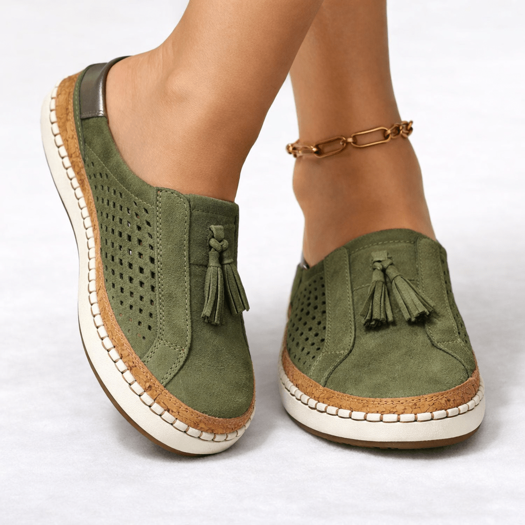 Orthopedic Comfort Slip-On Shoes for Women - Easy Everyday Arch Support
