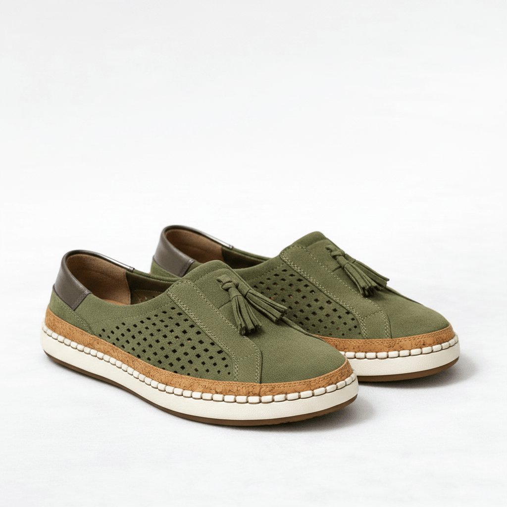 Orthopedic Comfort Slip-On Shoes for Women - Easy Everyday Arch Support