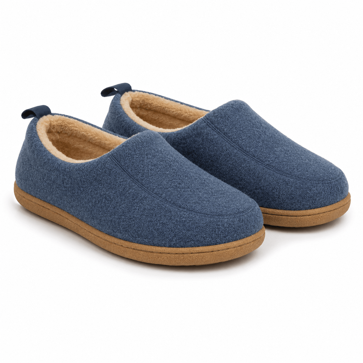 Orthopaedic Unisex Indoor Slippers - Hard Sole & Fleece Warm Comfort