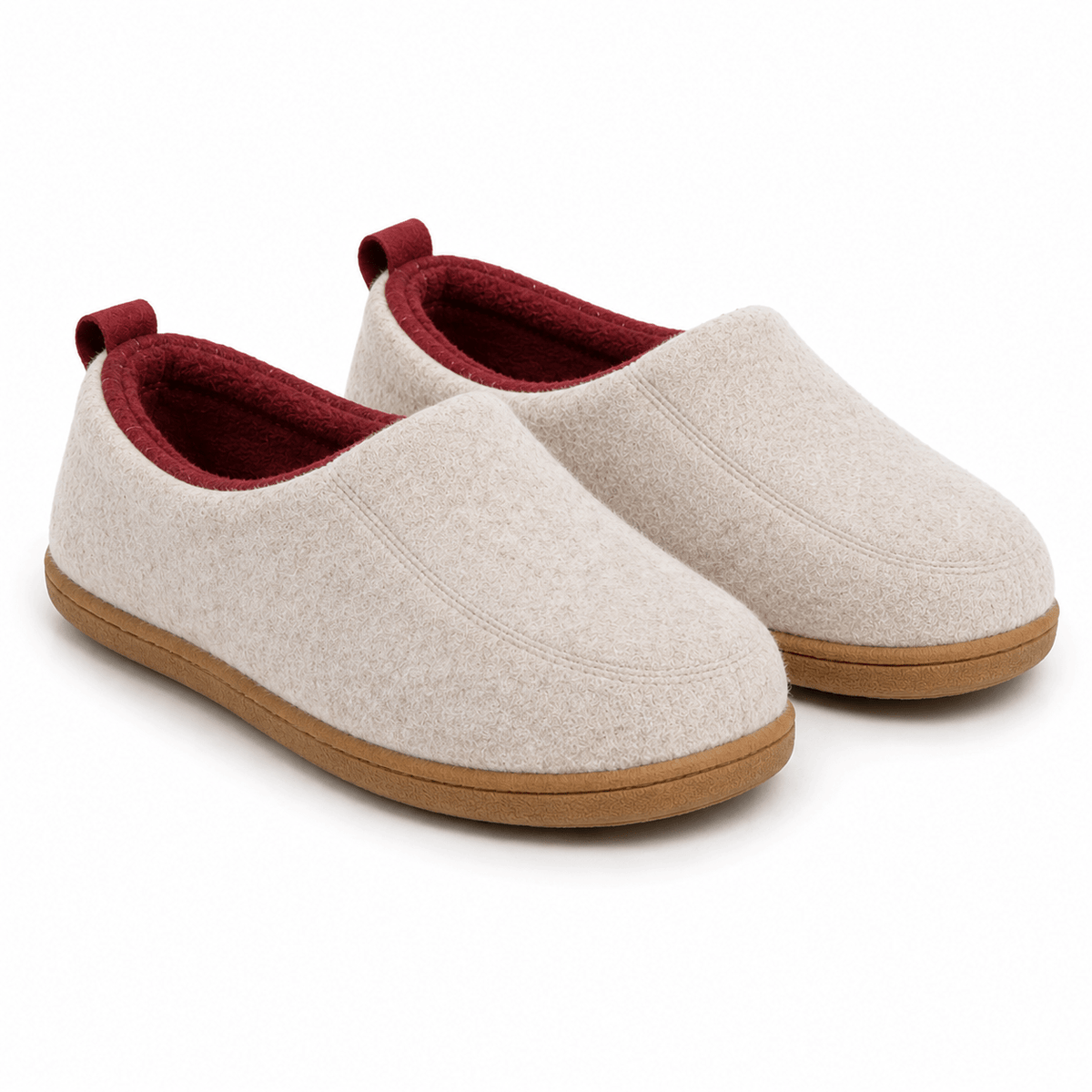 Orthopaedic Unisex Indoor Slippers - Hard Sole & Fleece Warm Comfort