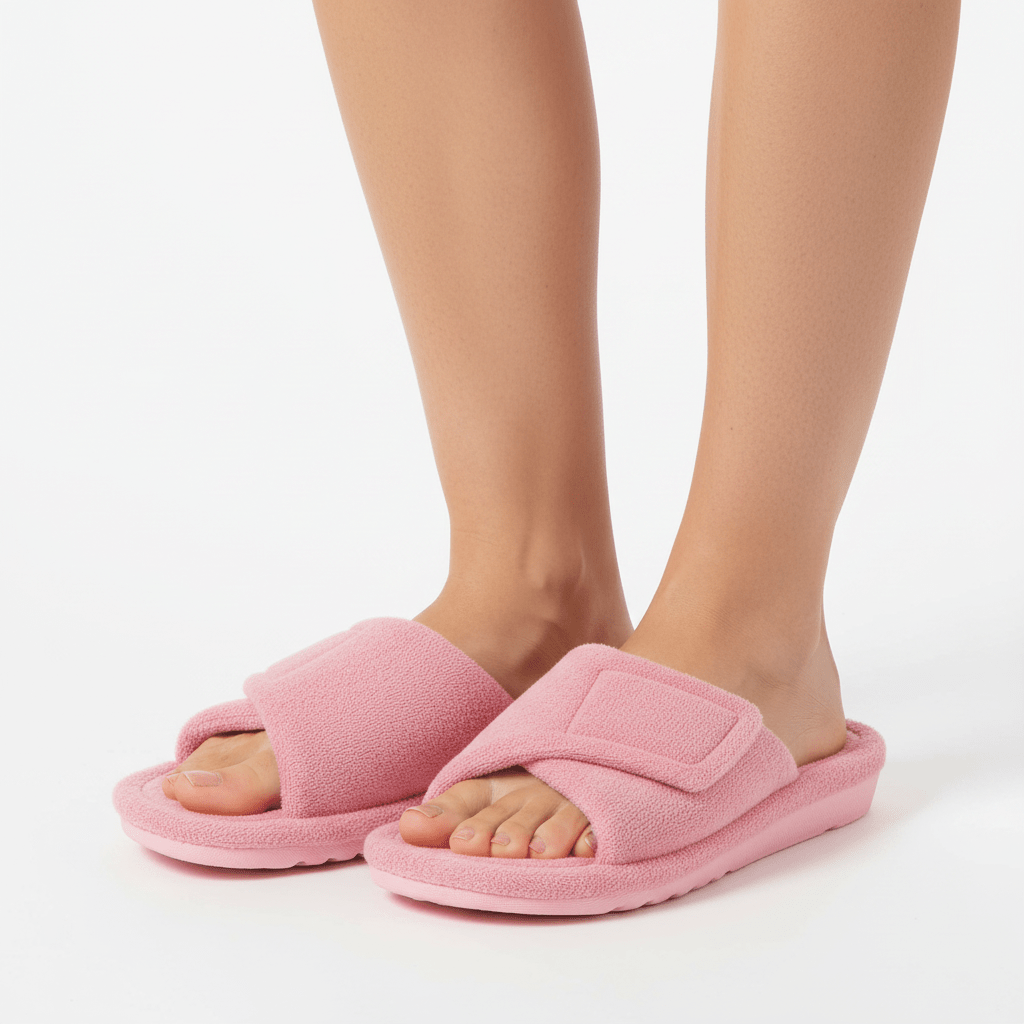 Orthopaedic Fuzzy House Slippers for Women - Cosy Everyday Warmth