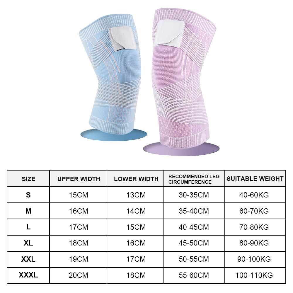 Pressurized Elastic Knee Pads