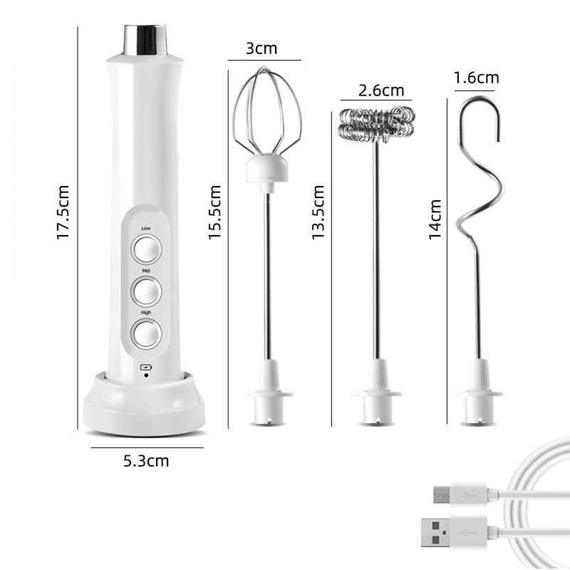 Electric milk frother 3 in 1