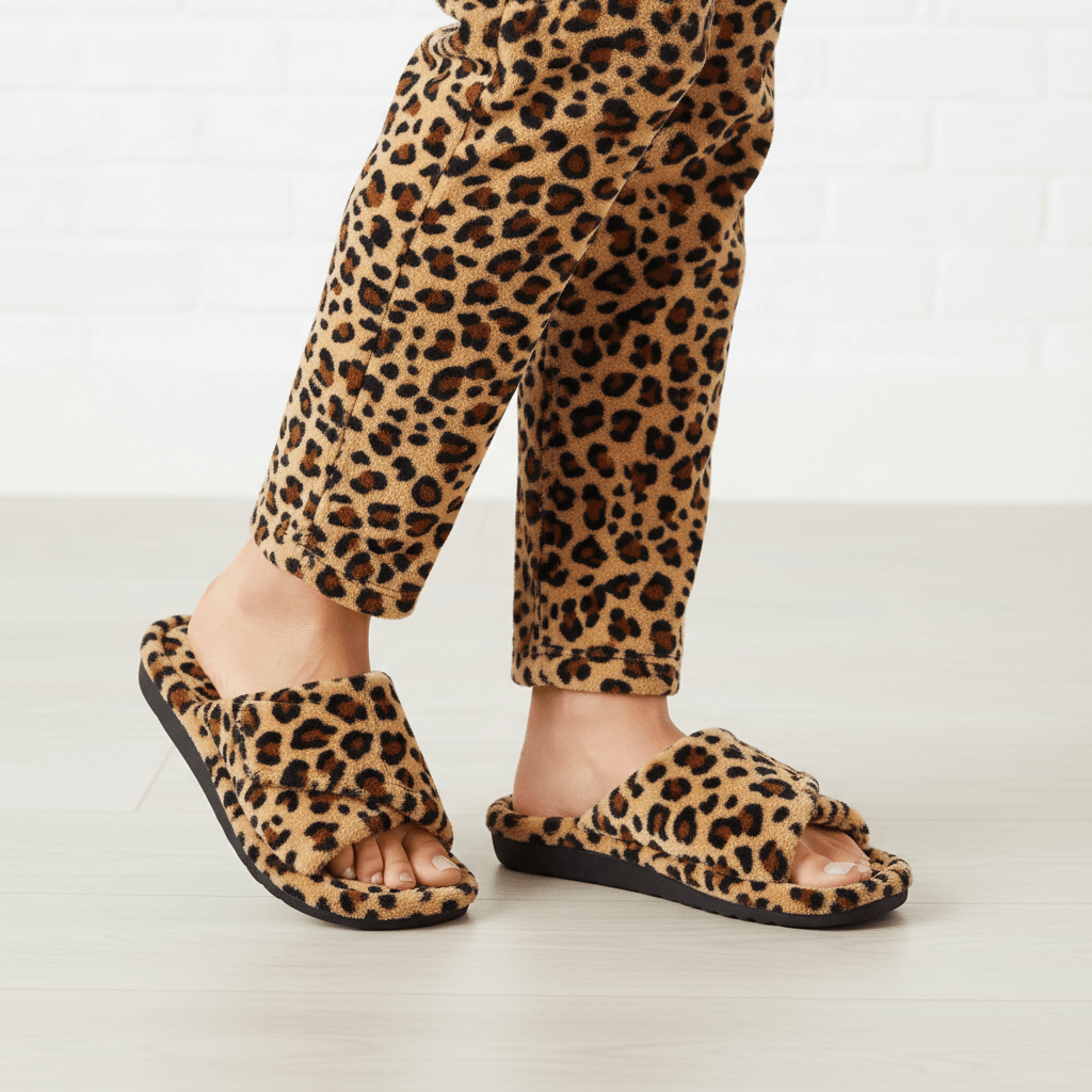 Orthopaedic Fuzzy House Slippers for Women - Cosy Everyday Warmth