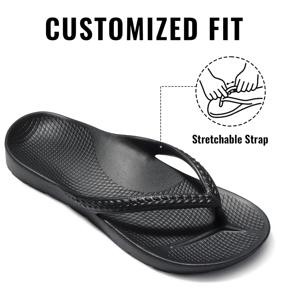 Orthopaedic Arch Support Flip Flops for Women - Summer Comfort & Foot Relief