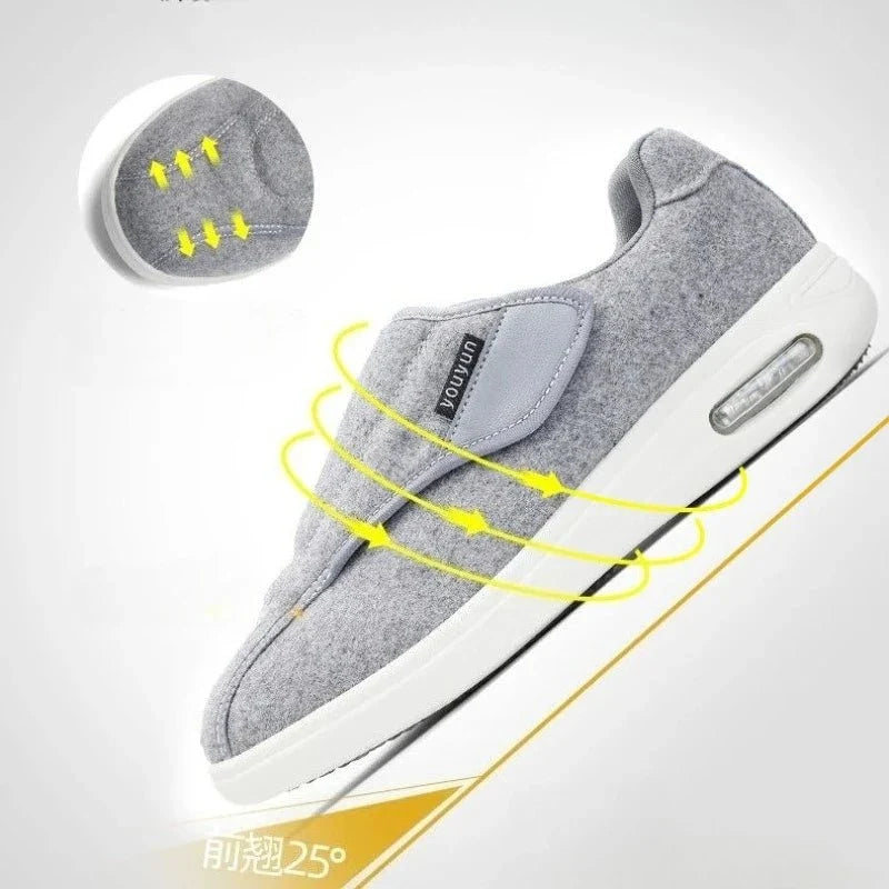 Diabetic Memory Foam Wide-Fit Walking Shoes for Women - Custom Comfort