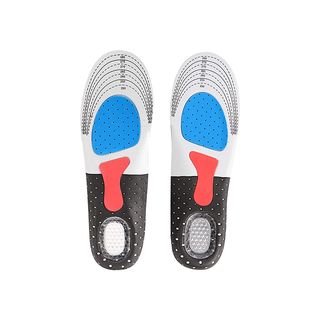 Orthopedic insoles to relieve heel spur and plantar fascitis