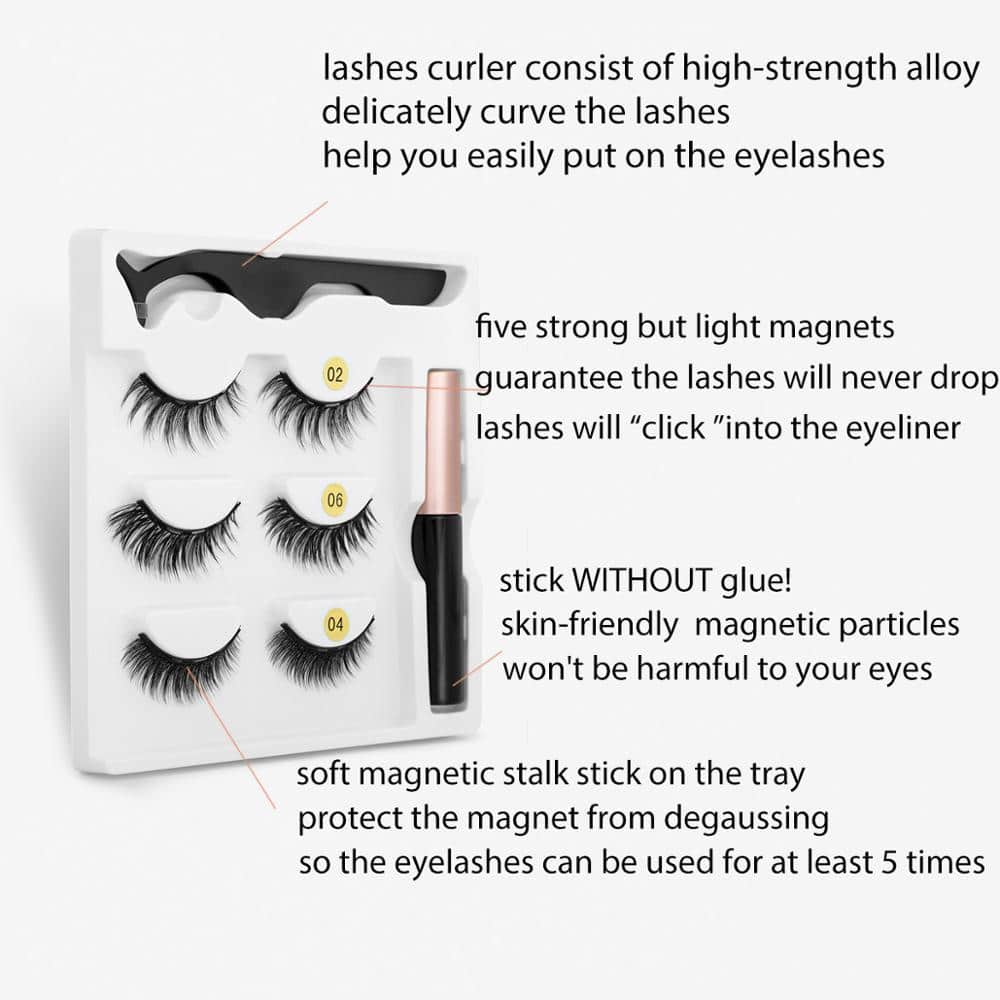 THUNDA Magnetic Eyeliner-Lashes Set