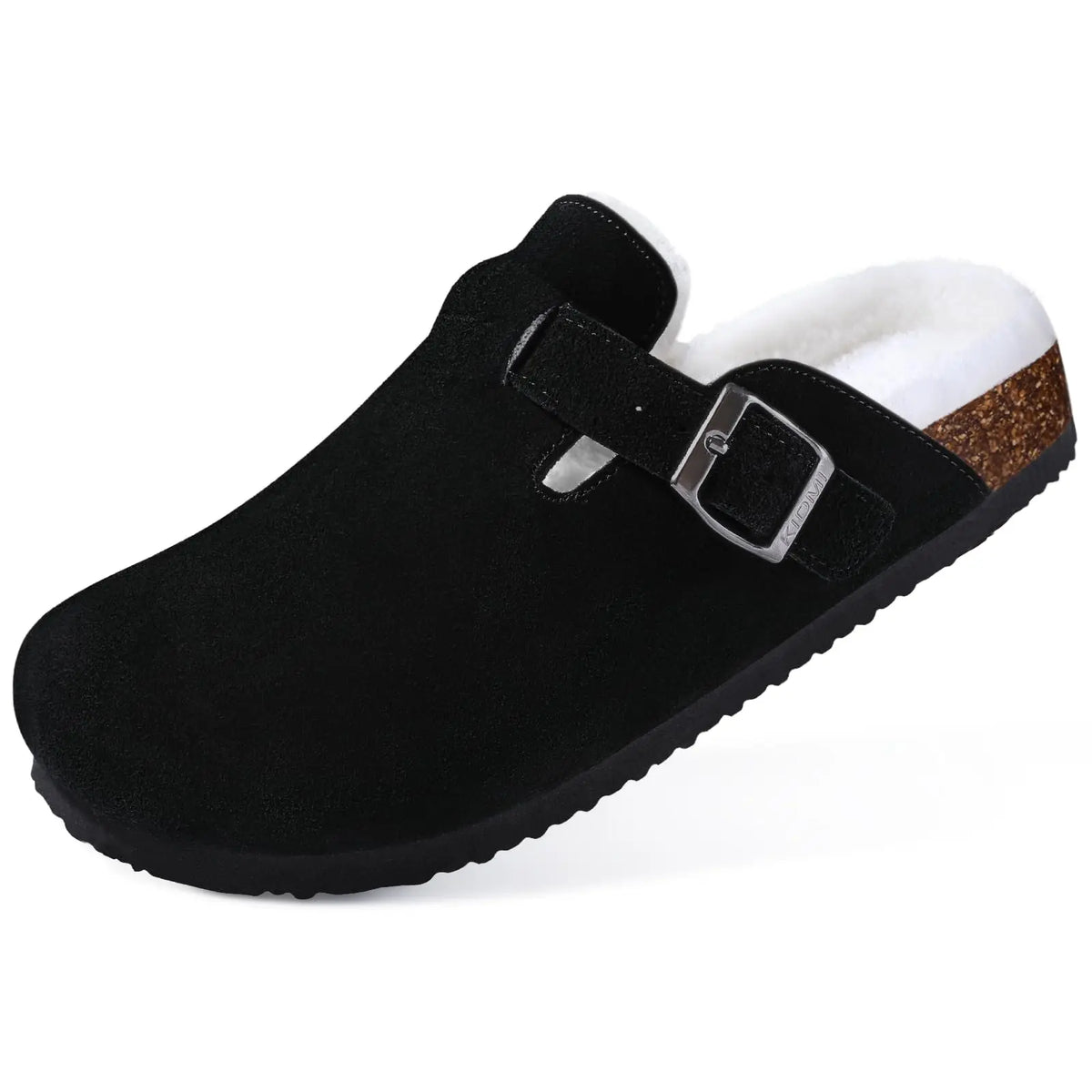 Orthopaedic Indoor Suede Cork Fleece Clogs - Premium Home Comfort & Support