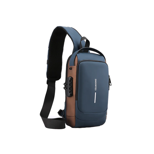 USB charging sport sling Anti-theft shoulder bag