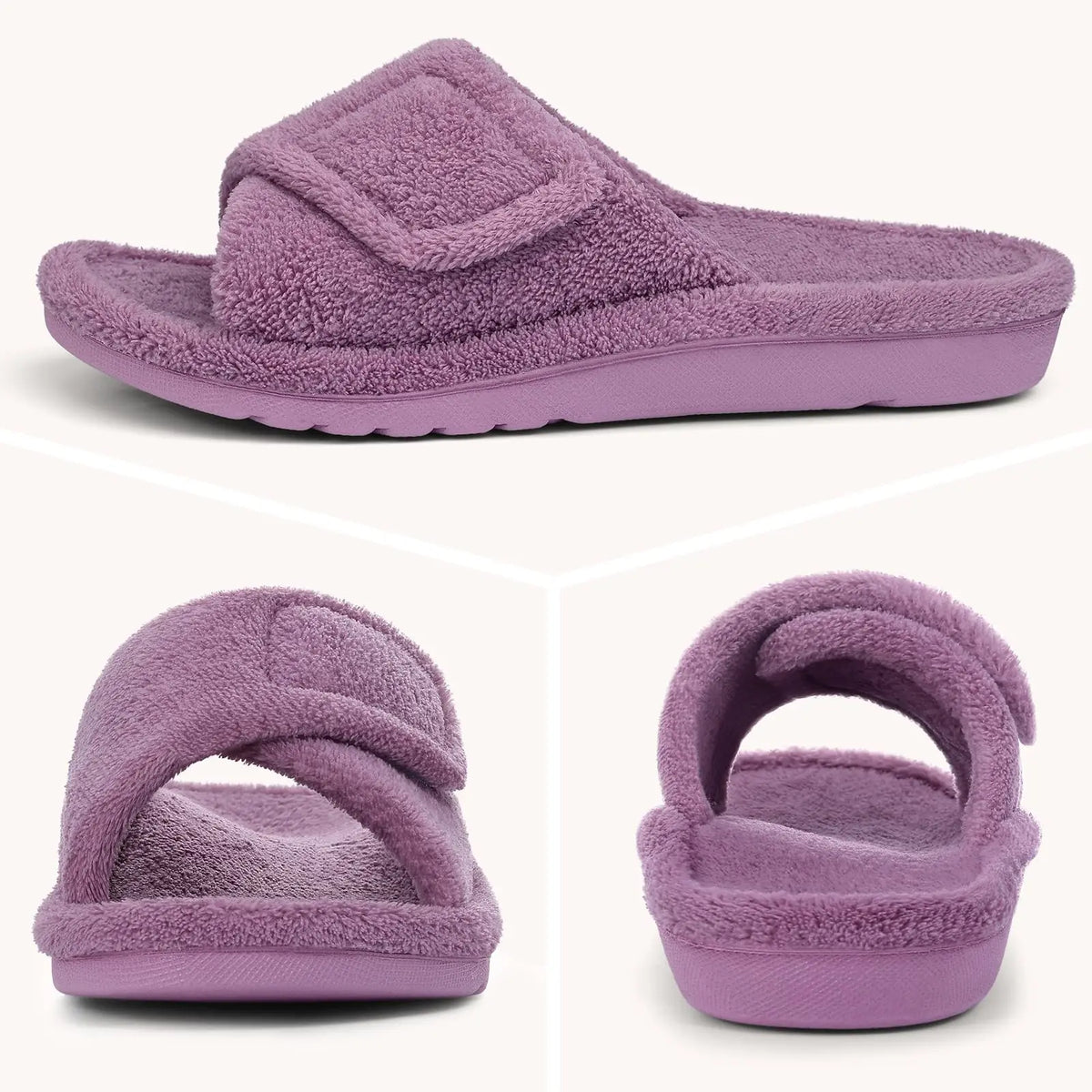 Orthopaedic Fuzzy House Slippers for Women - Cosy Everyday Warmth