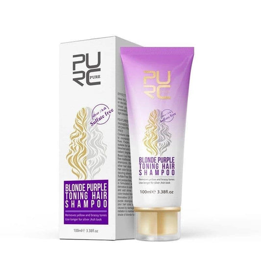 Purple Shampoo for Blonde Hair Removes Brassy Yellow Tones