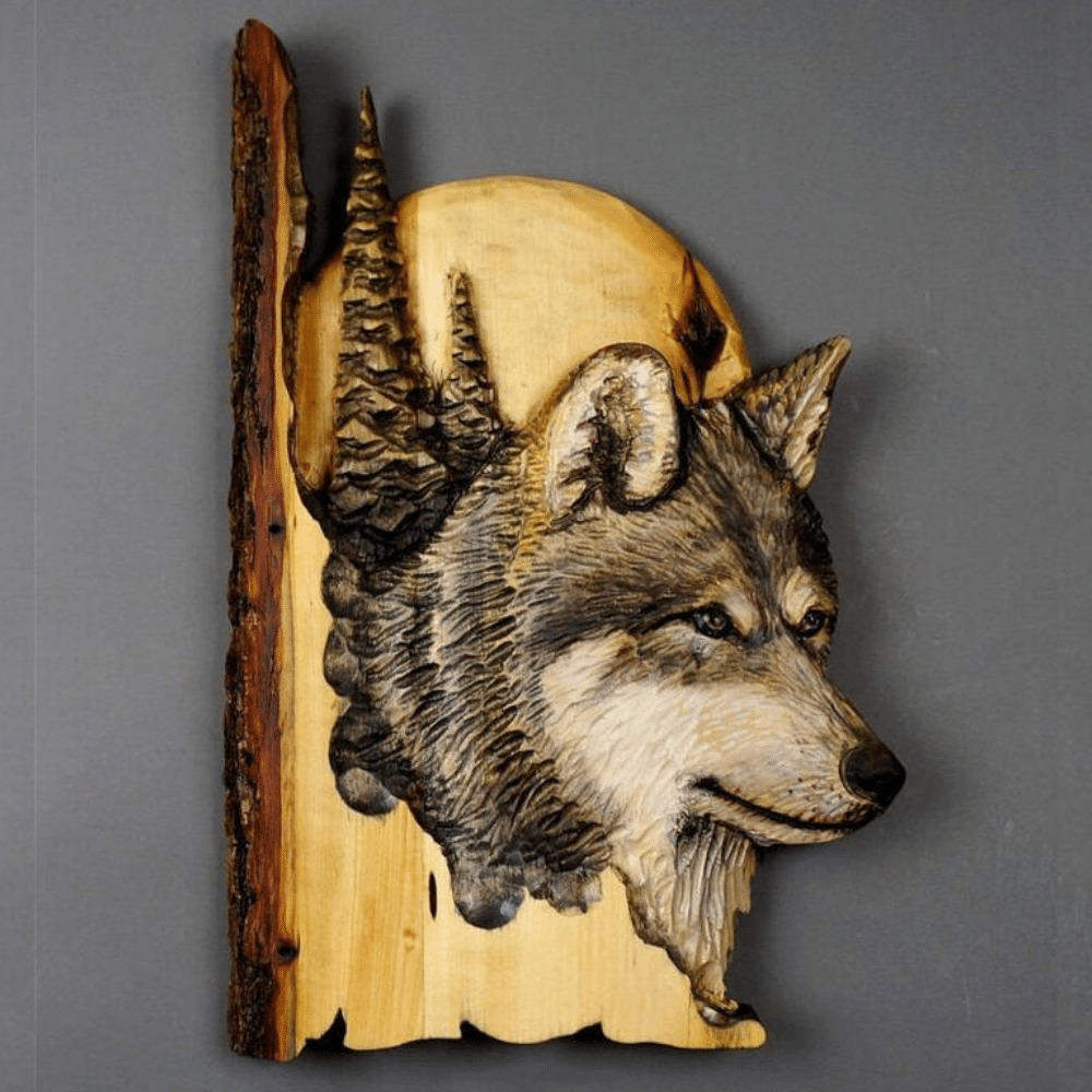 Animal wall sculpture reproduction