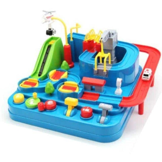 Educational puzzle game – mechanical race track