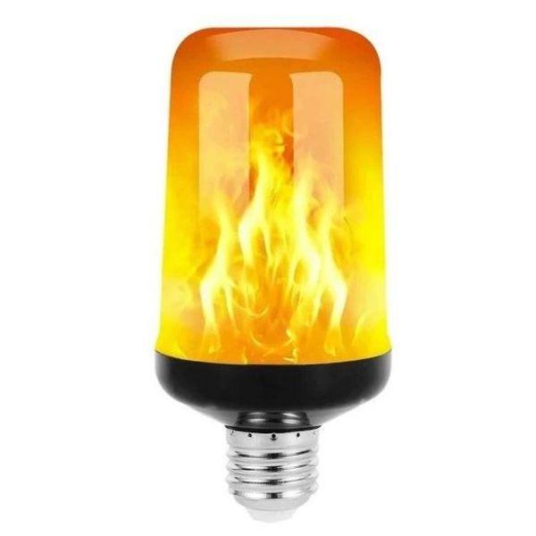 Flame effect led decorative bulb