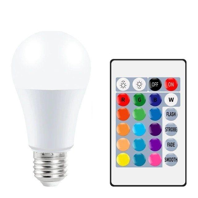 Smart bulb changing colors