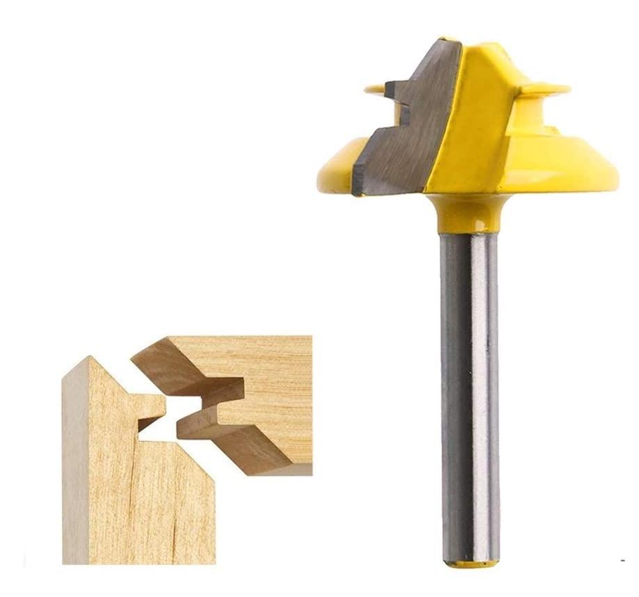45-Degree Lock Miter Router Bit