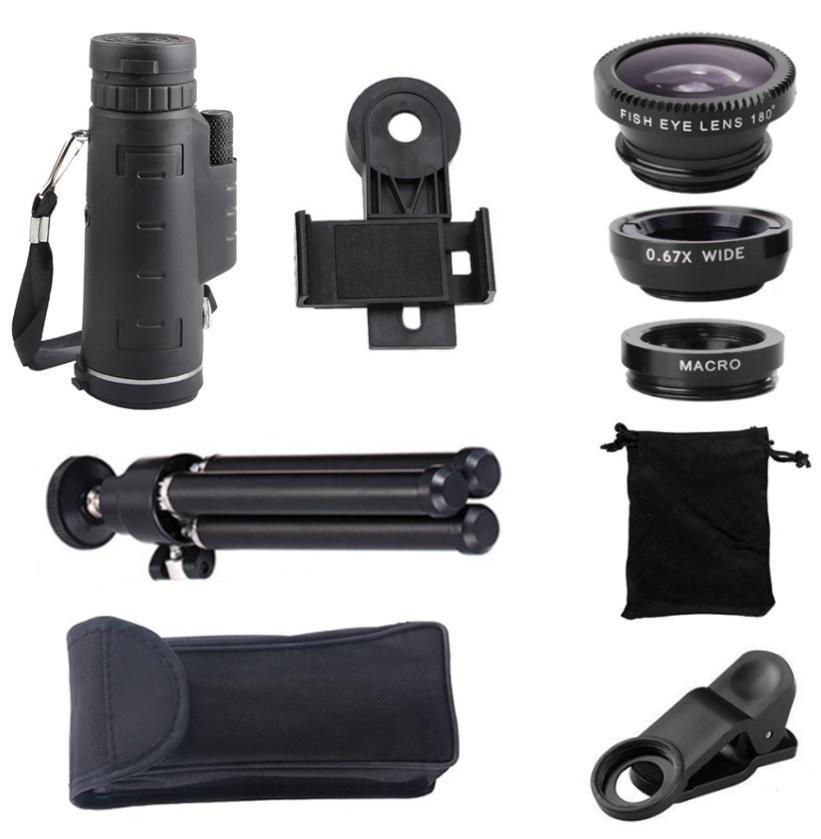 1000X Zoom Waterproof Monocular Mobile Telescope