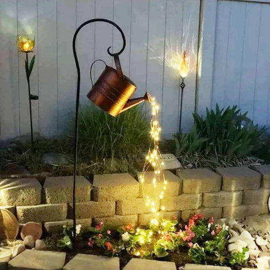 Garden light decoration – design watering can