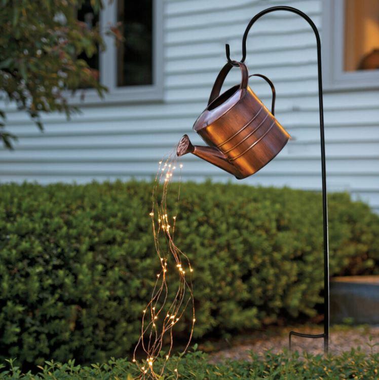 Garden light decoration – design watering can
