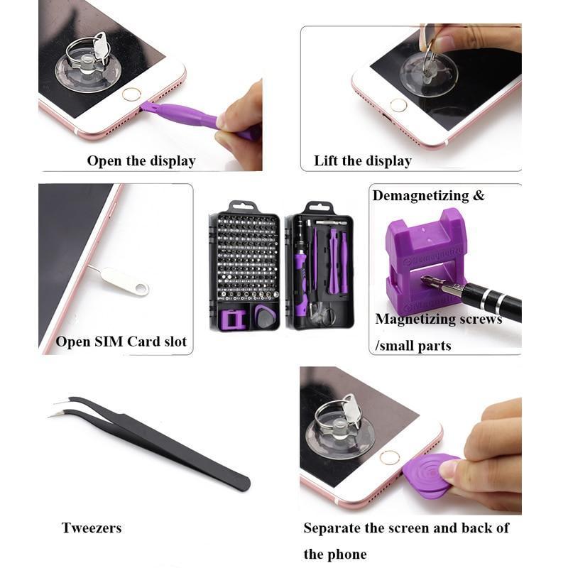 Precision Screwdriver Set (115 in 1)