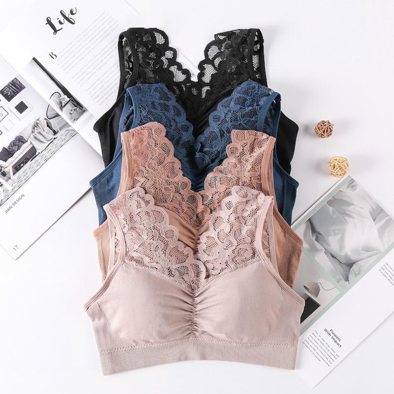 Lami Bra Push Up Comfort Super Elastic Breathable Lace Bra