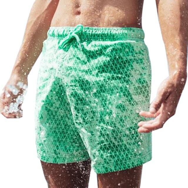 Responsive aqua shorts for men
