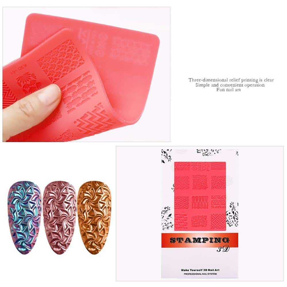 4D Sculpture Nail Art Mold Set